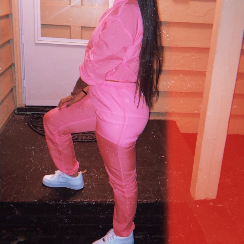Size small two piece pink set